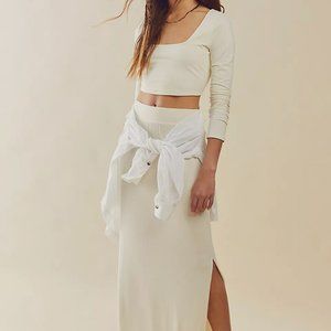 Free People Shenanigans Maxi Skirt and Top Set